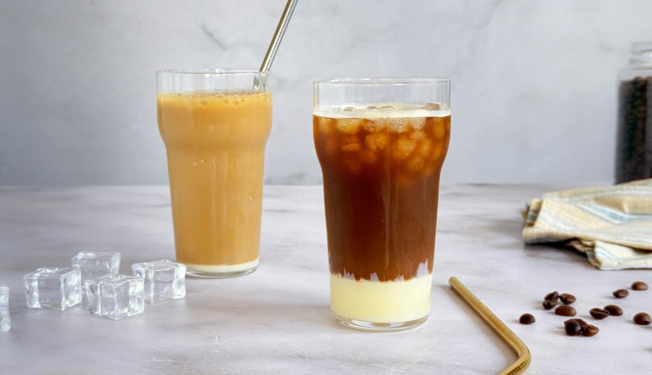 Iced Café Bombón: La receta perfecta de 2 capas